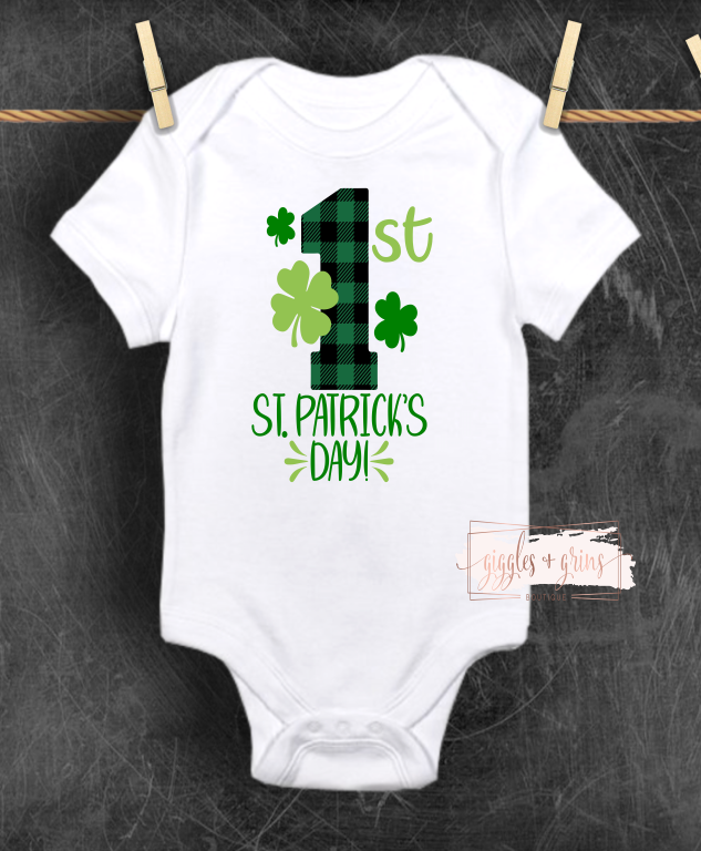 Kids 1st St. Patrick's Days- White
