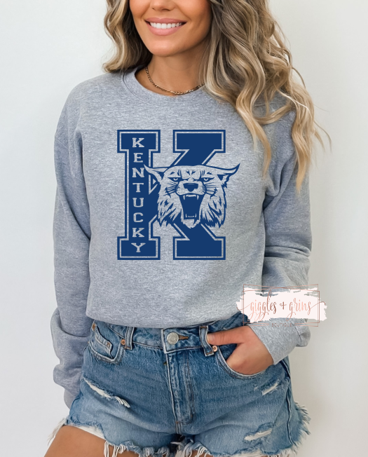 "K" Mascot- Light Gray