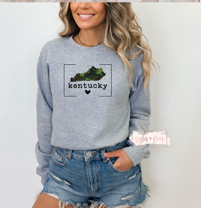 Kentucky Camo with Heart
