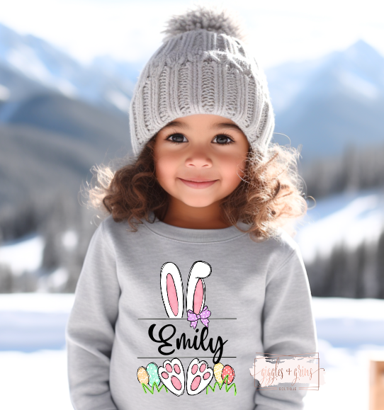 Kids Personalized Easter Top