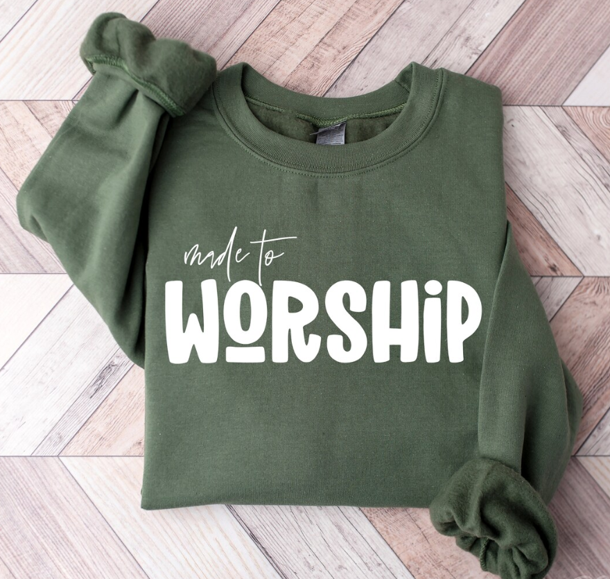 made to Worship - HR Military Green