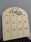 My First Year/ One Year of Photo Board/ Wooden Milestone Board/ 1st Birthday Milestone Board/ First Birthday Decorations/ 12 Months Photo