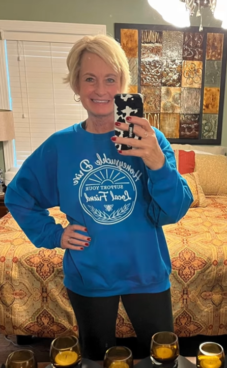Honeysuckle Drive- Support Your Local Friend Sweatshirt